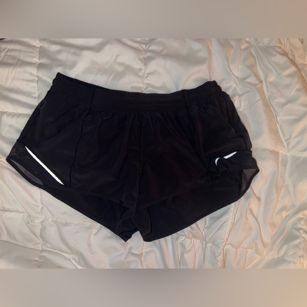Black Hotty Hot low rise lined shorts 2.5”